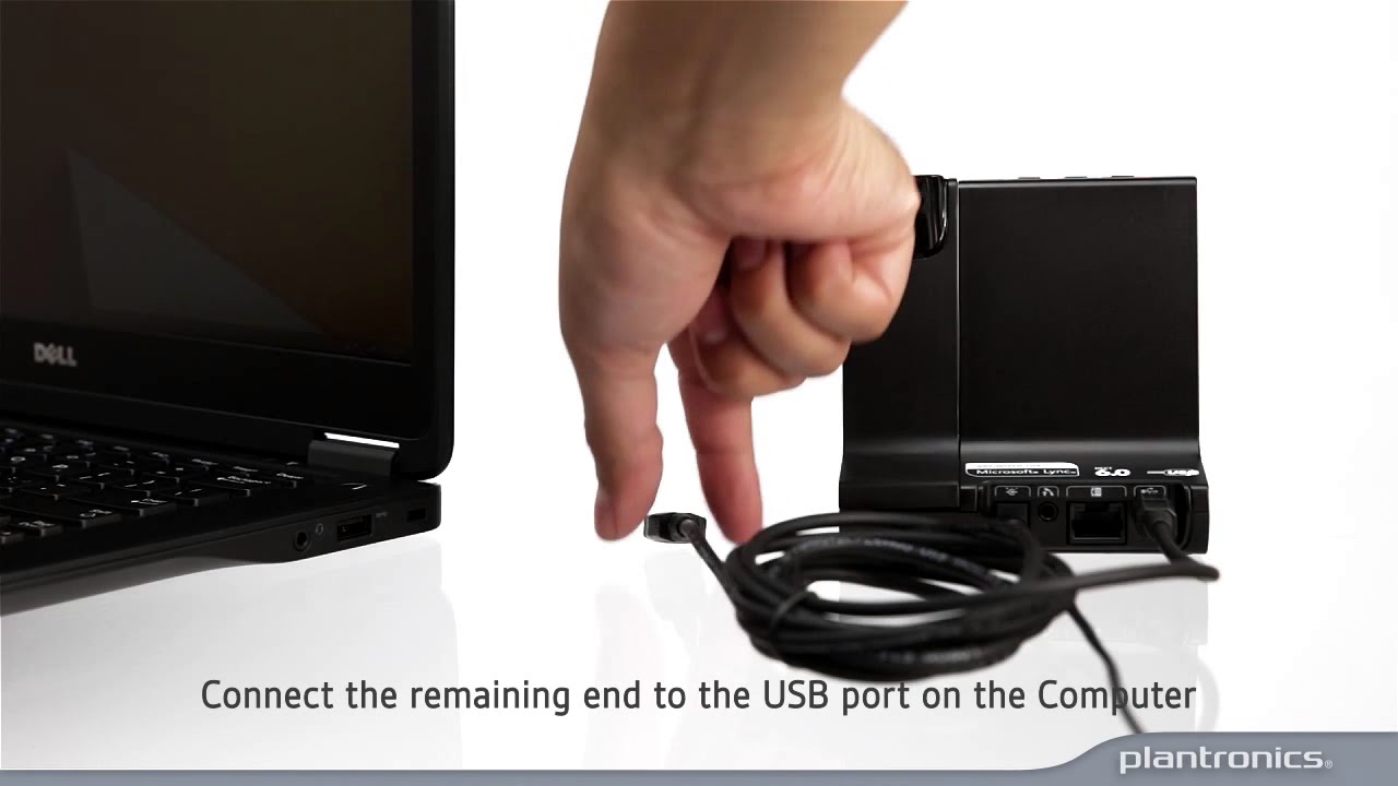 Plantronics Savi 700 Series How to Connect to a Computer