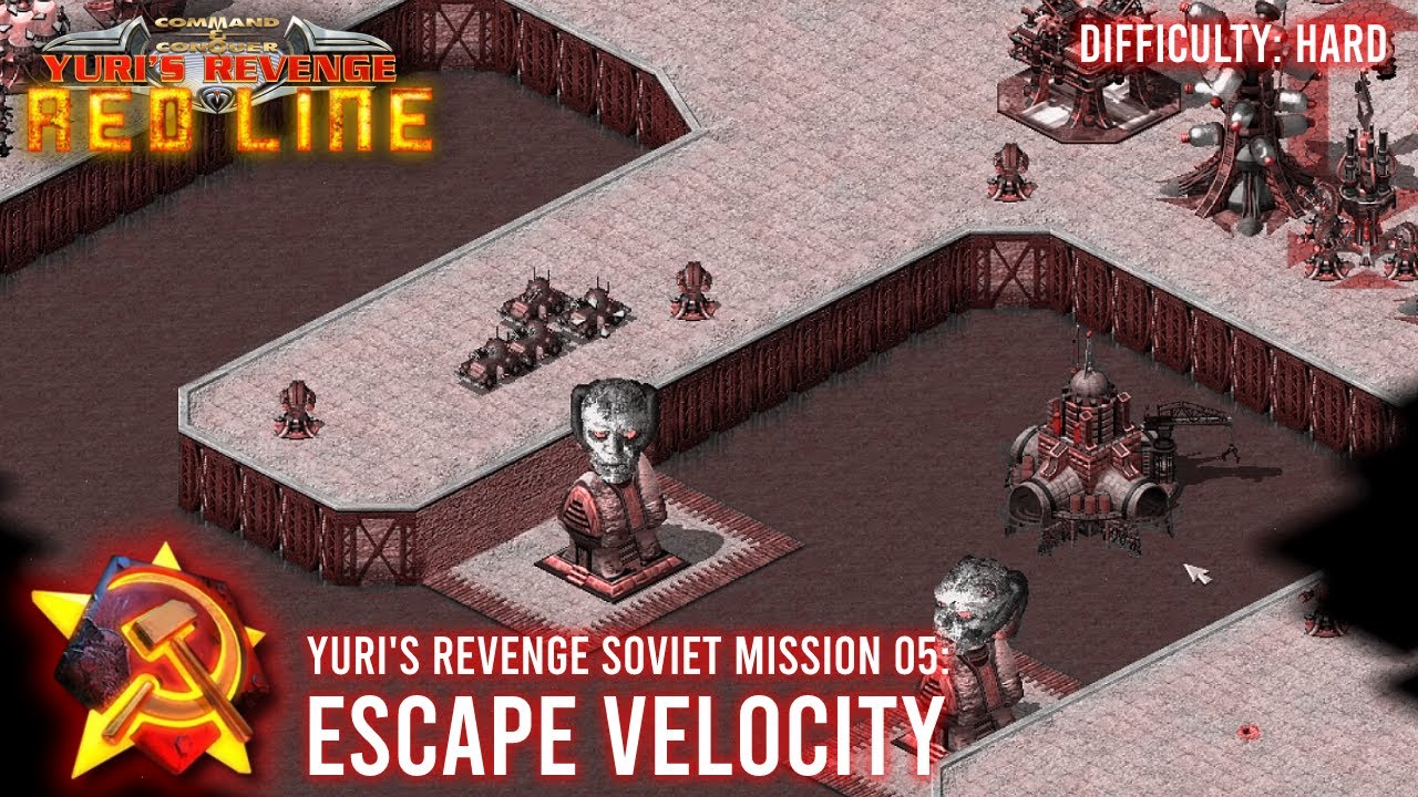 RA2 Yuri's Revenge Red Line Mod - Yuri's Revenge Campaign - Soviet Mission 05: Escape Velocity