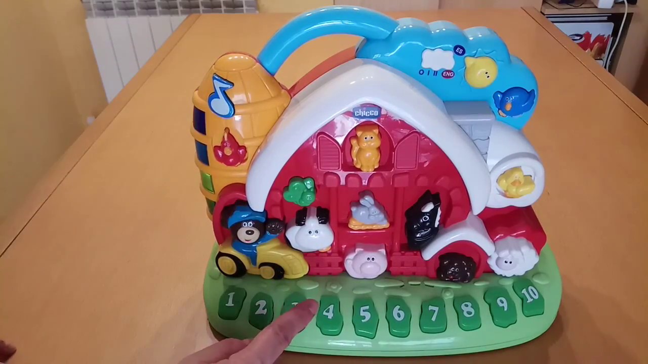 Granja sonora bilingüe español-inglés, de Chicco (versión 2017)