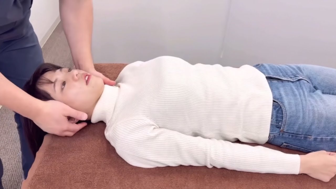 【ボキボキ整体】クビの骨音 ありえない音量🔇のボキボキ整体。