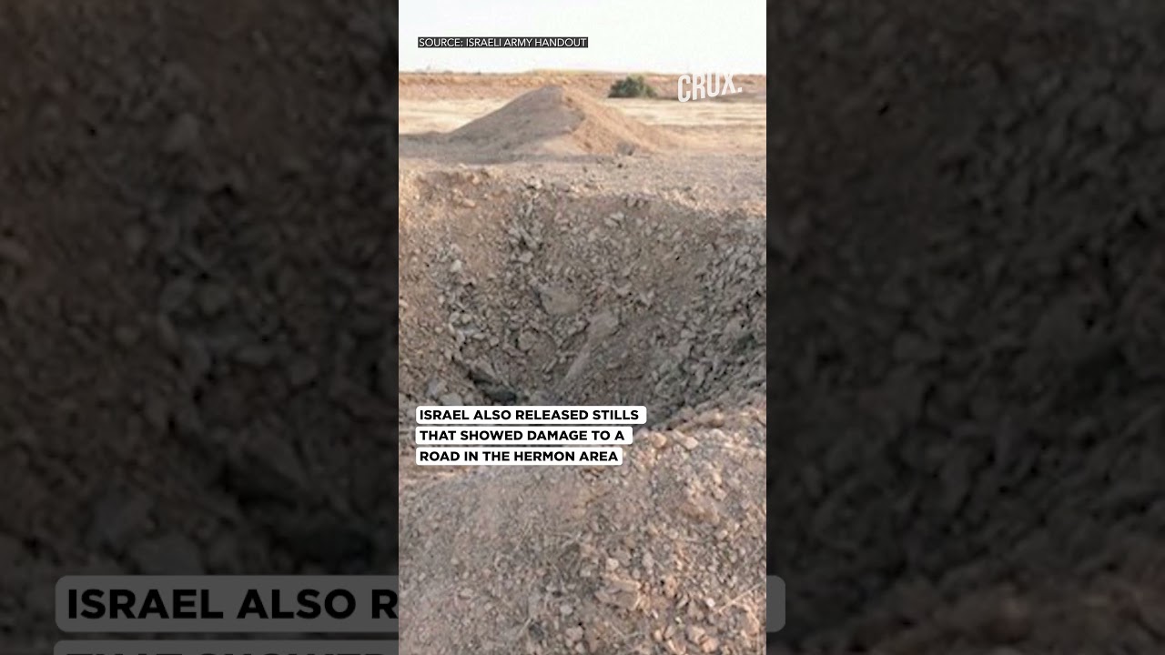 Watch | Israel Shows Damage At Nevatim Airbase After Iranian Attack