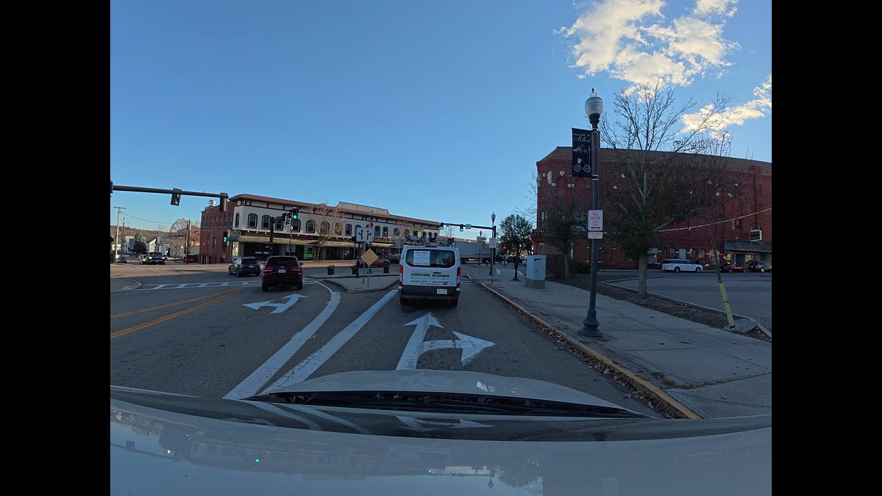 November 7 2024 driving around Milford, Ma