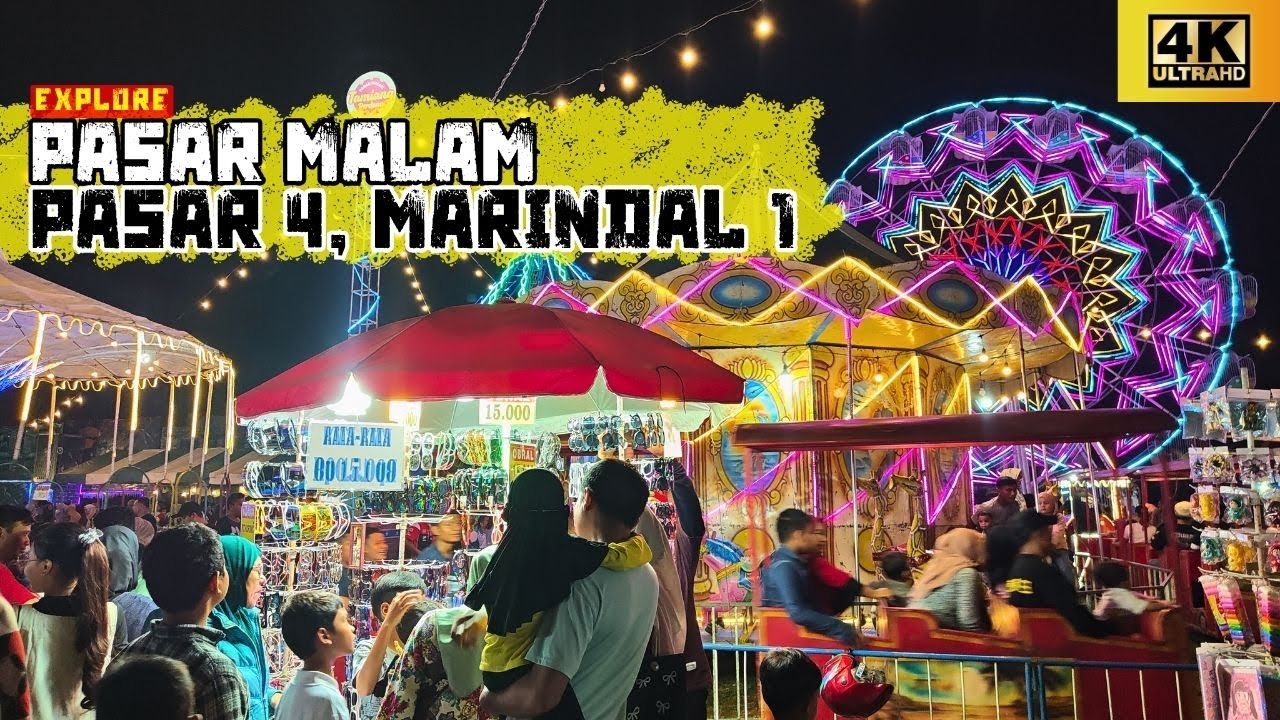 Khalisa Explore Pasar Malam Marindal 1 pasar 4 | Jajan, Main & Suasana Malam