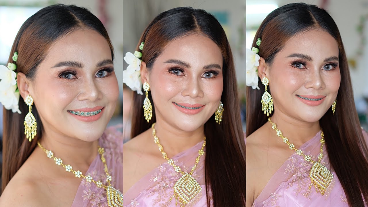 ทรงผมเรียบหรู #ผมเจ้าสาวชุดไทย #เจ้าสาวเรียบหรู #ผมเจ้าสาวปาดเรียบ