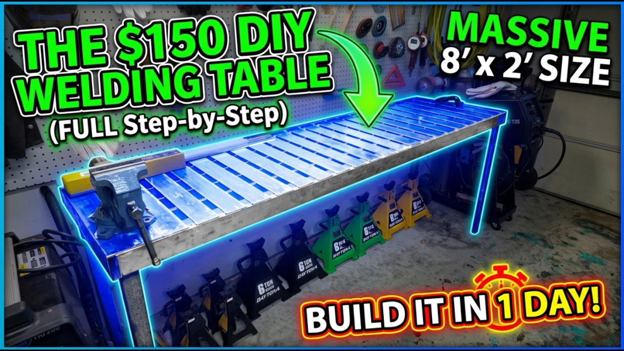 Best DIY WELDING TABLE For Any Garage?