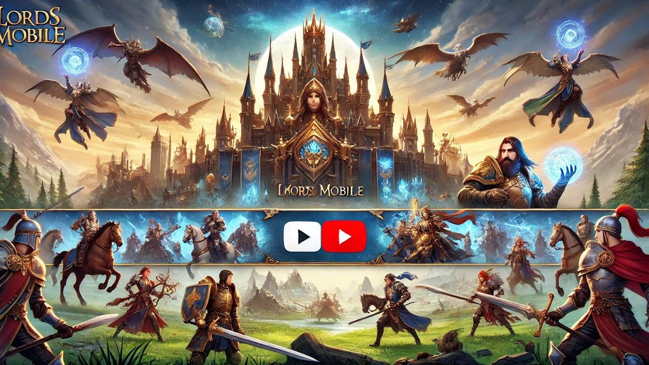Lords mobile français (Presentation de mon compte + rally)