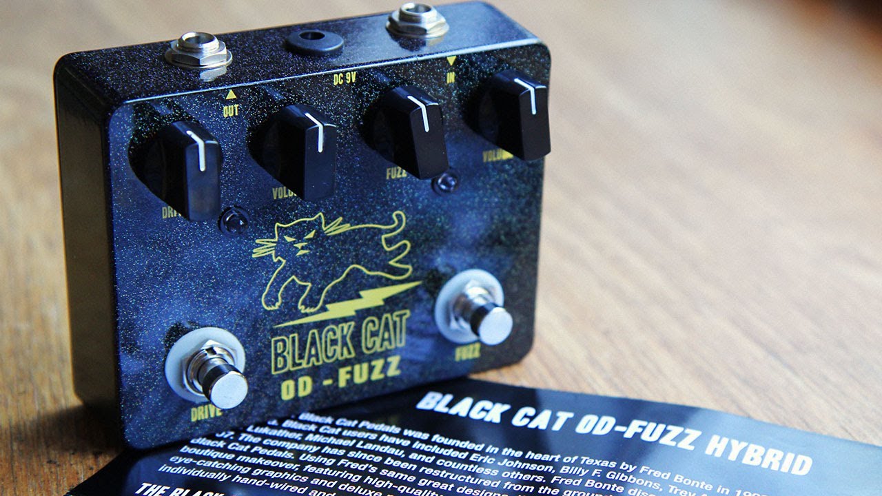 Black Cat Pedals : OD - FUZZ HYBRID
