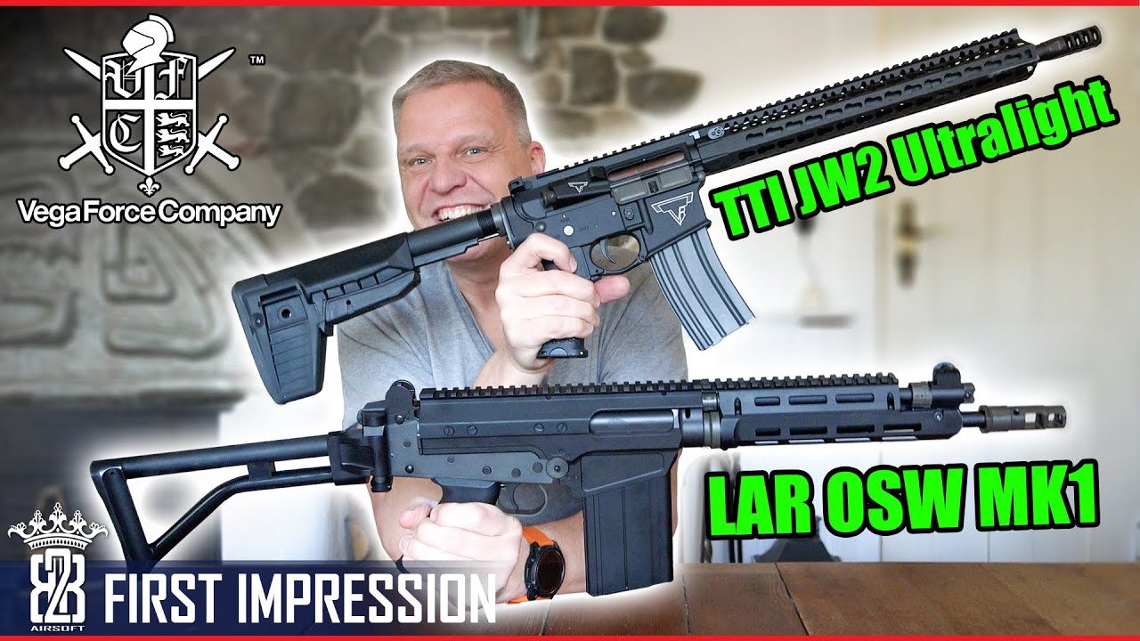 VFC TTI JW2 Ultralight & LAR OSW MK1 GBB Airsoft  Mein erster Eindruck