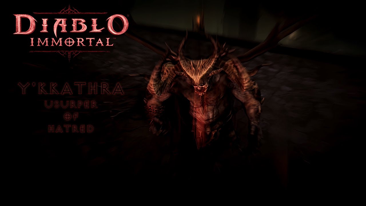 Diablo Immortal | Y'Kkathra, Usurper of Hatred | Boss Fight (HD)