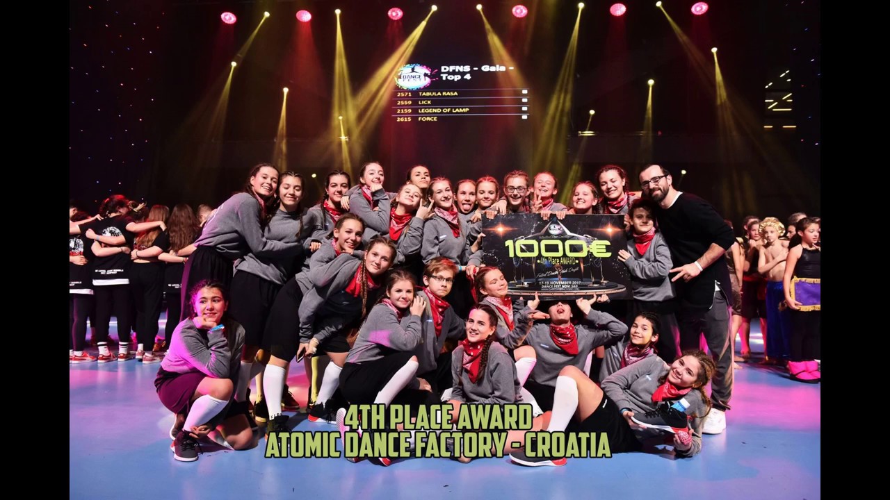DFNS 2017 - Top 4: ATOMIC DANCE FACTORY - ( Lick ) - 4.place - 1000 Euros Check Award