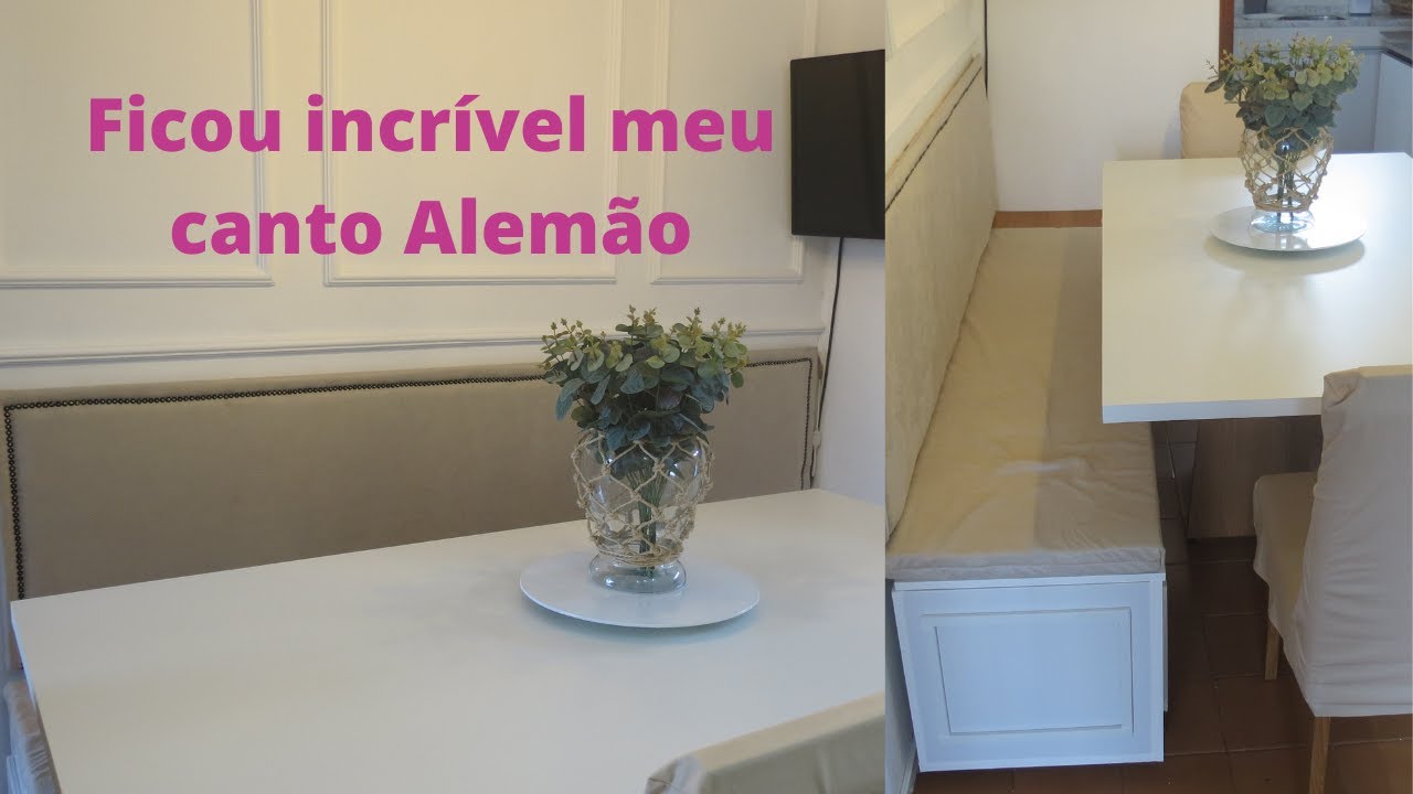 COMO FIZ MEU CANTO ALEMÃO ❤️ FICOU MARAVILHOSO