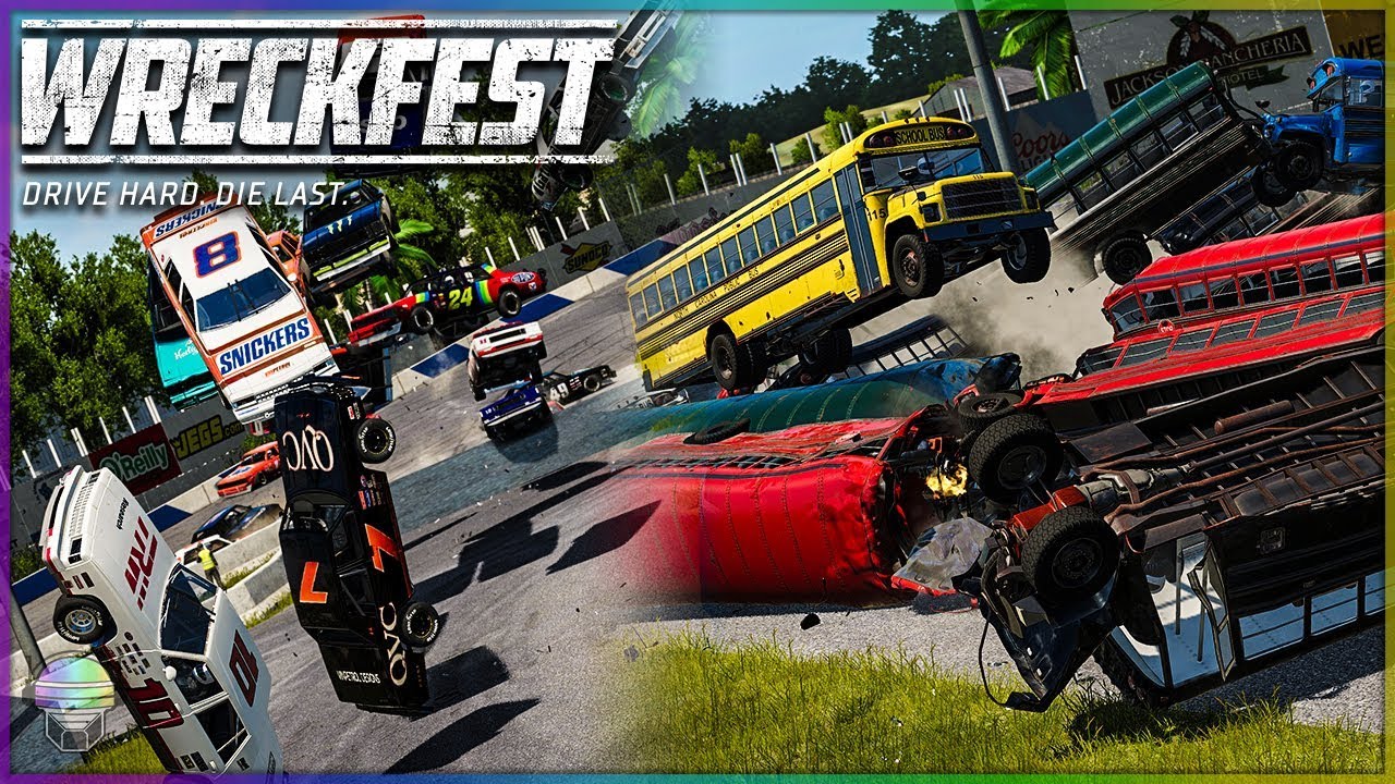 THIS IS ABSOLUTE MADNESS! | Wreckfest | NASCAR Legends/School Busses - Stockton Figure 8