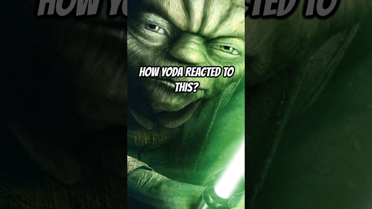 How Yoda REACTED to Anakin Killing Count Dooku #shorts
