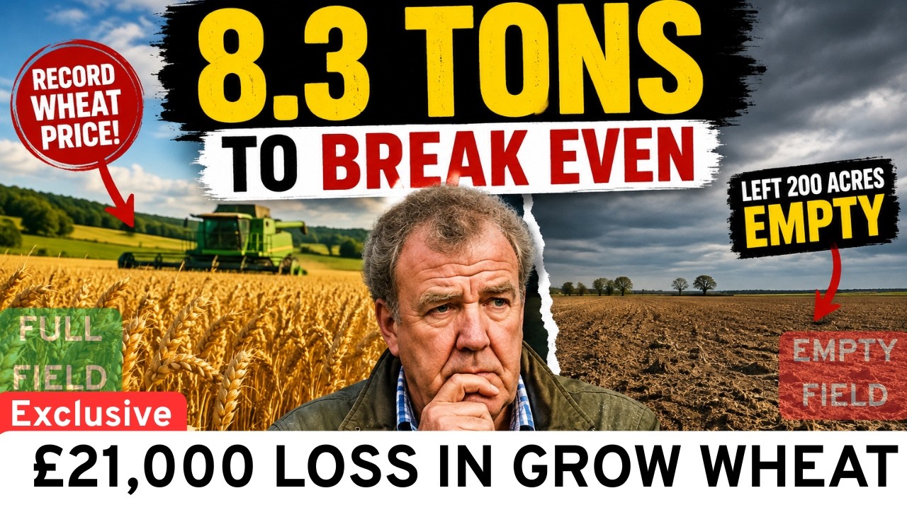 Clarkson Left 200 Acres Empty at the BEST Wheat Price in Years | Why losses British Wheat | UK