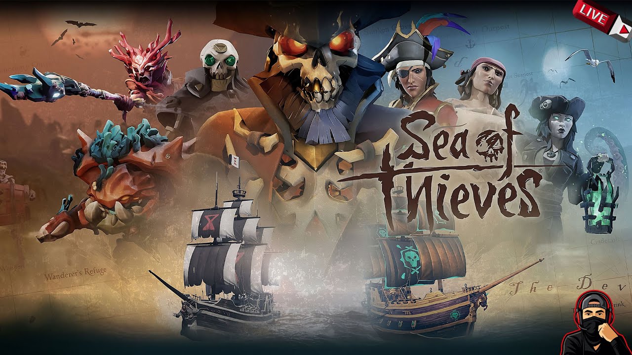 Sea of Thieves LIVE: Road to Pirate Legend! (Vikku All Gamer)