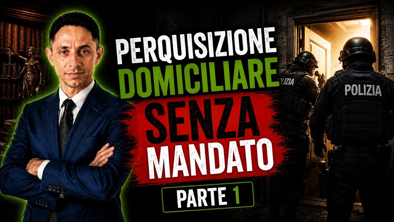 PERQUISIZIONE SENZA MANDATO (parte 1): è legale? Come mi difendo?✔