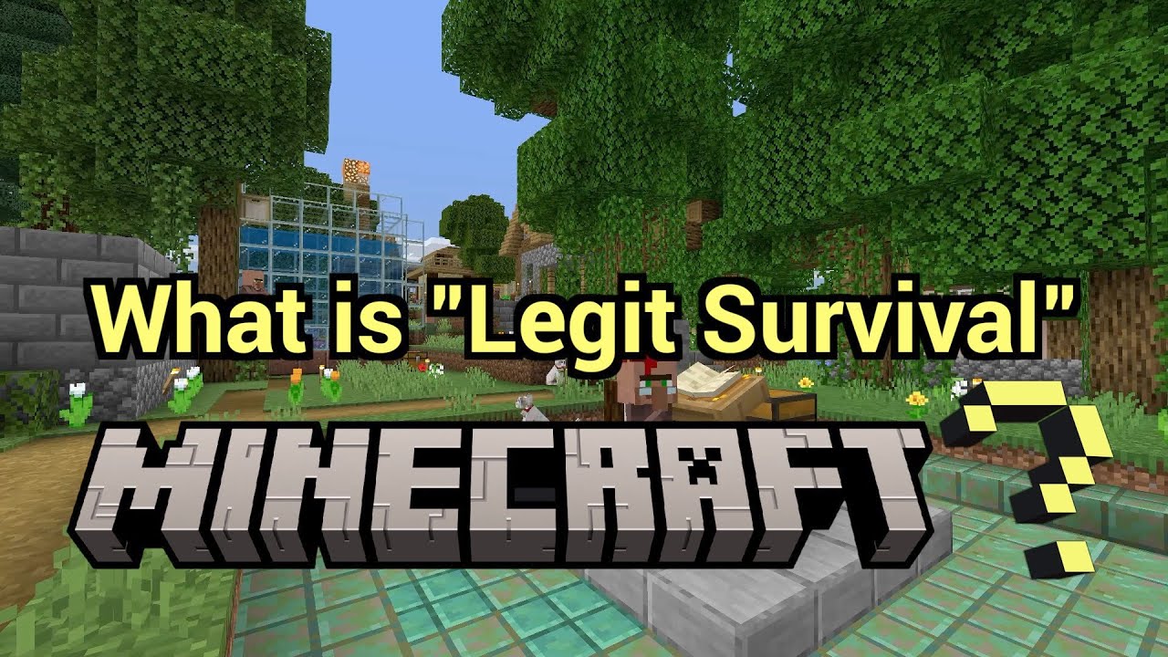 What IS Legit Survival Minecraft? | Legit Survival #minecraftmaps