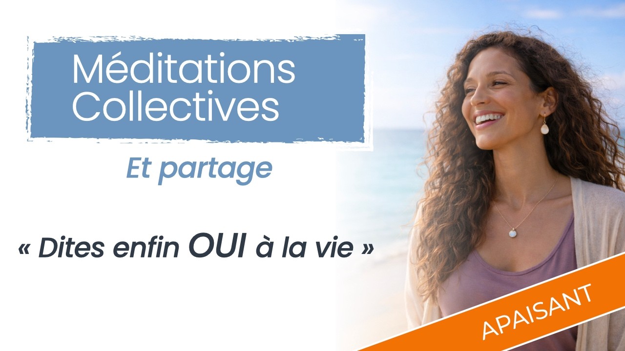 Cesser la lutte et dites enfin OUI à la vie | Méditation collective guidée avec Bruno Lallement