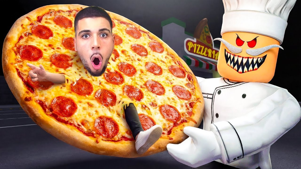 ONT S'ENFUIT DE LA PIZZERIA PAPA PIZZA sur ROBLOX !