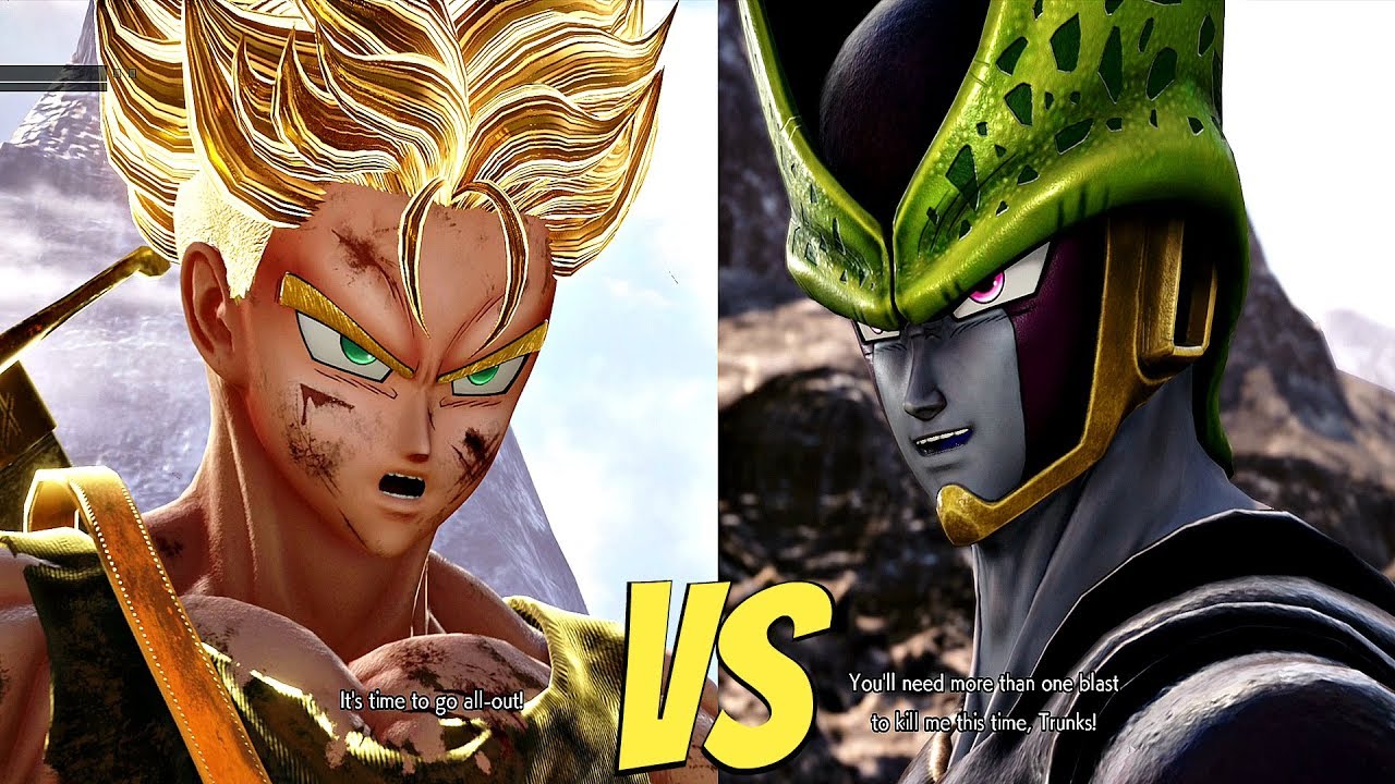JUMP FORCE - Cell vs Trunks Super Saiyan 1vs1 Gameplay (PS4 Pro)