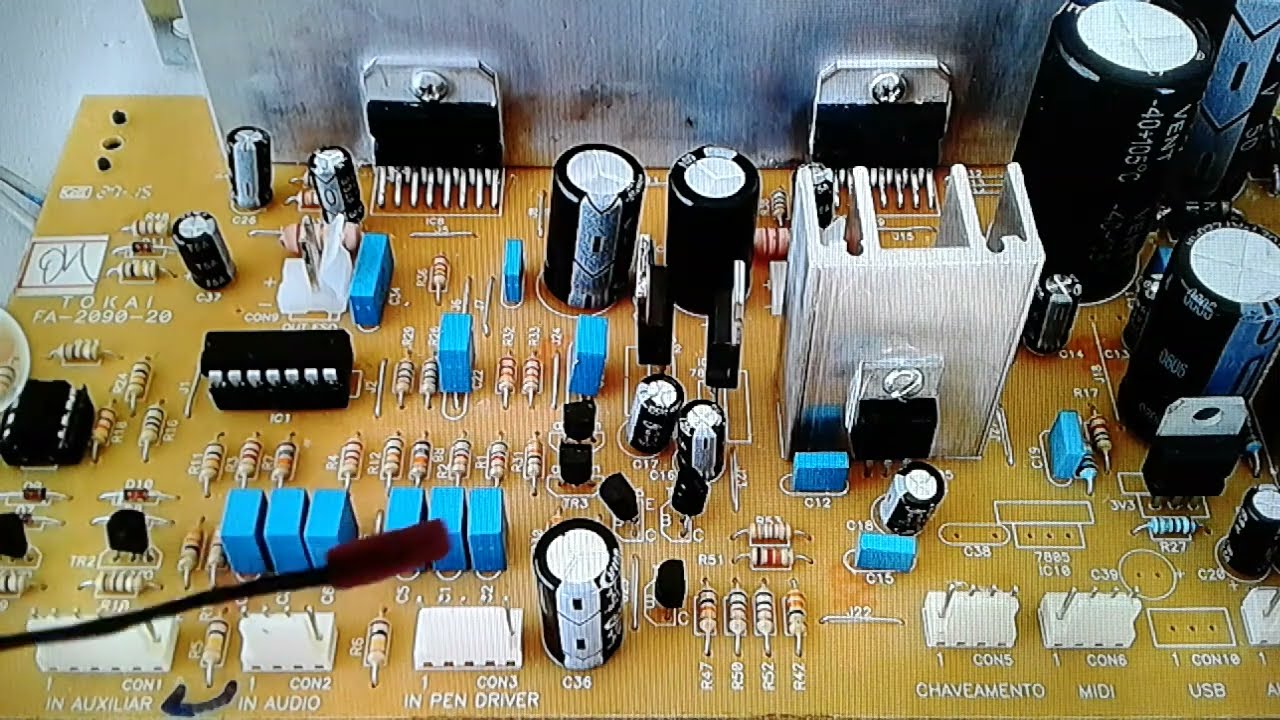 CONSERTO DE AMPLIFICADORES ÓRGÃO TOKAI , GAMBITT , HARMONIA , ACORDES  ETC...