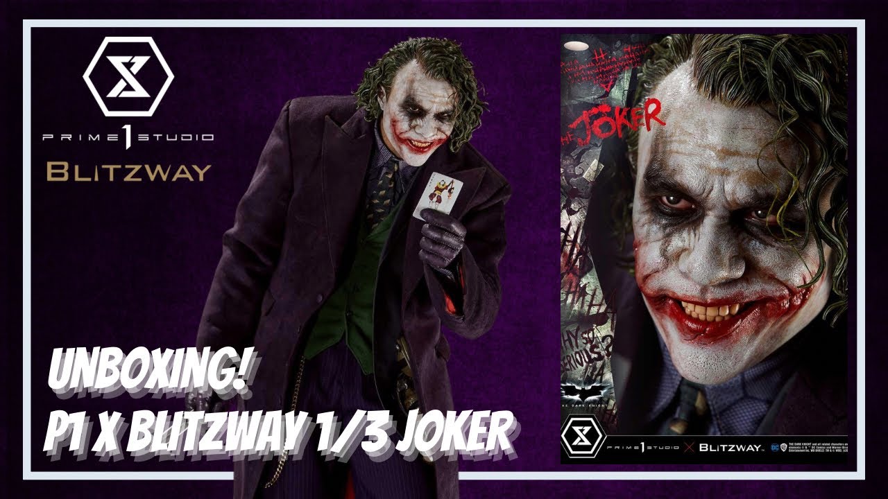 Prime 1 Studios 1/3 Dark Knight Joker Unboxing
