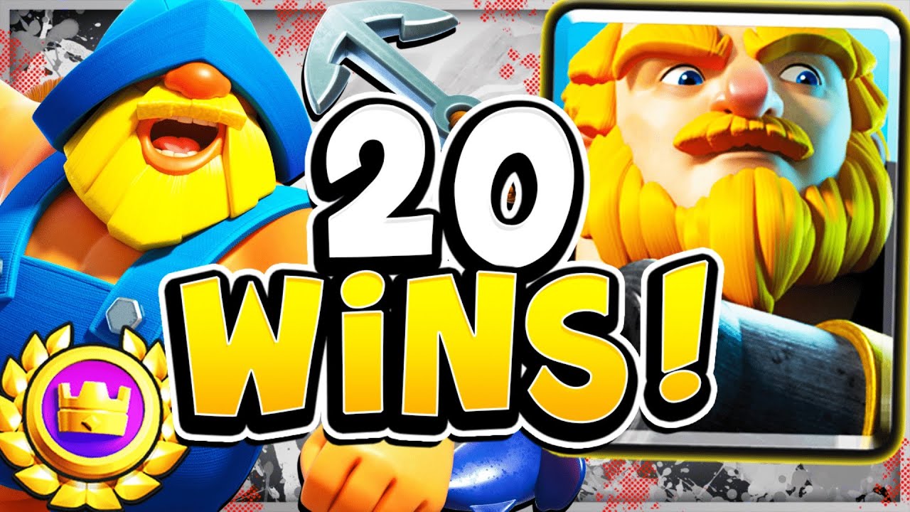 20 WINS in GLOBAL TOURNAMENT with RG CYCLE! - CLASH ROYALE
