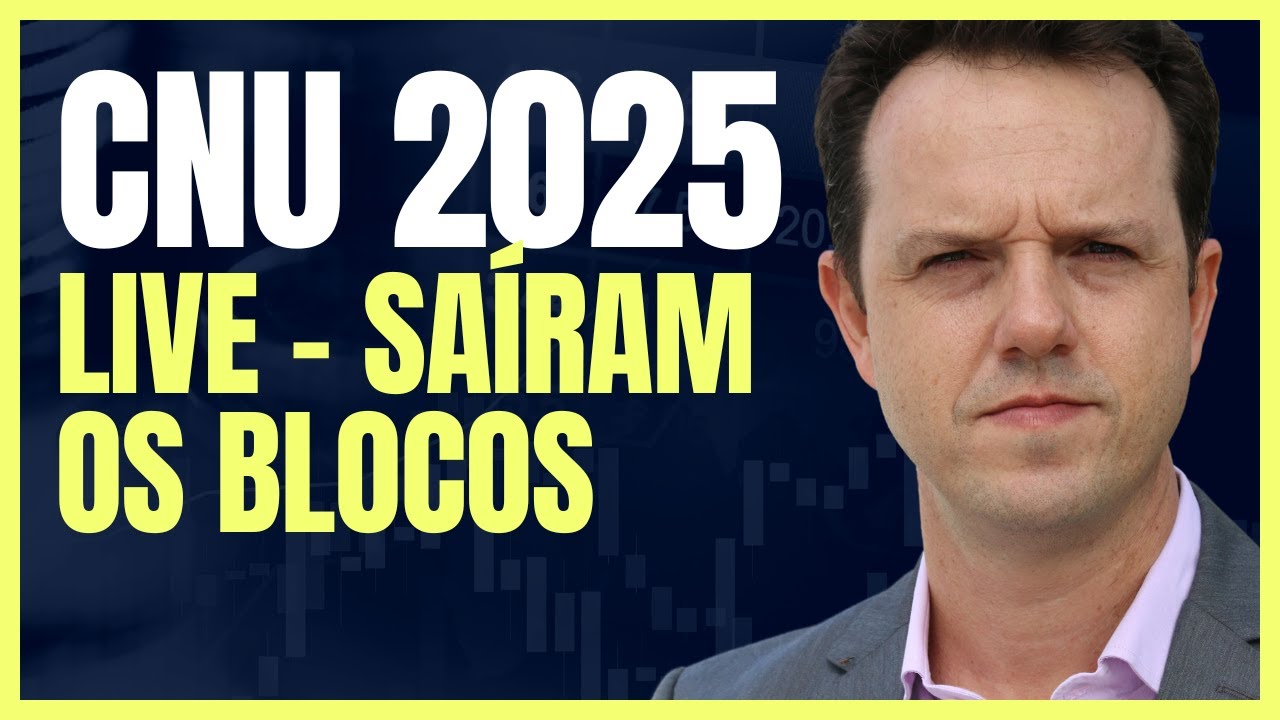 CNU 2025 - BLOCOS DEFINIDOS PELO MGI - LIVE