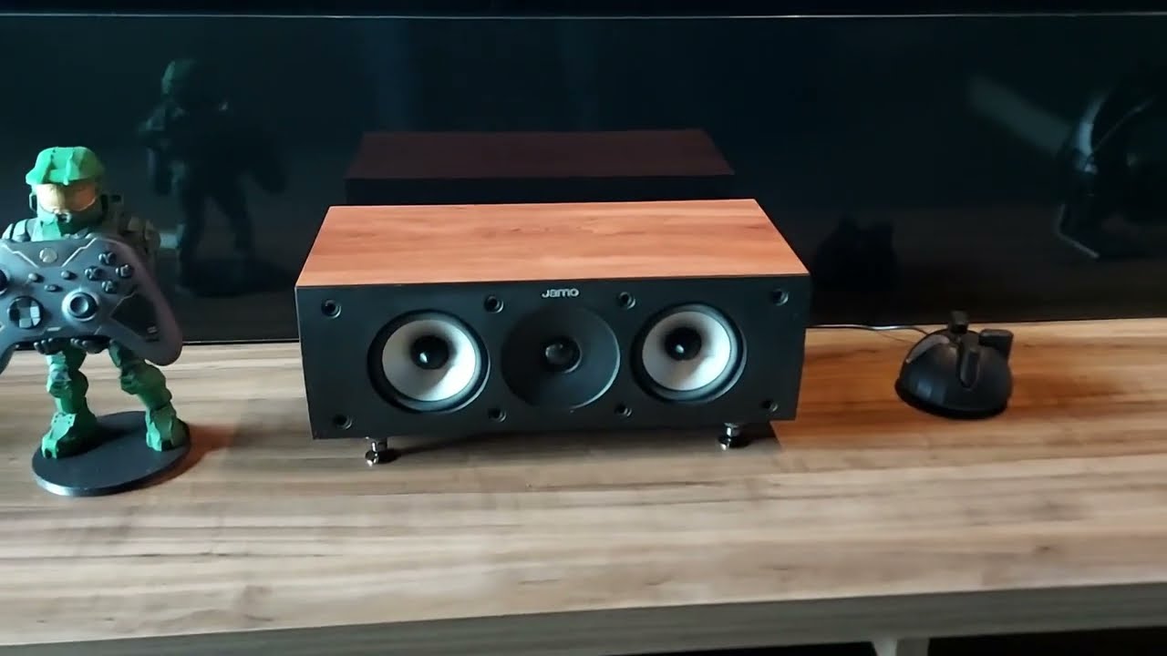 Home theater 5.2.2 - Receiver Denon, caixas Jamo, atmos JBL e subwoofer Jamo