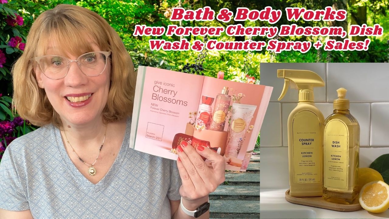 Bath & Body Works New Forever Cherry Blossom, Dish Wash & Counter Spray + Sales!
