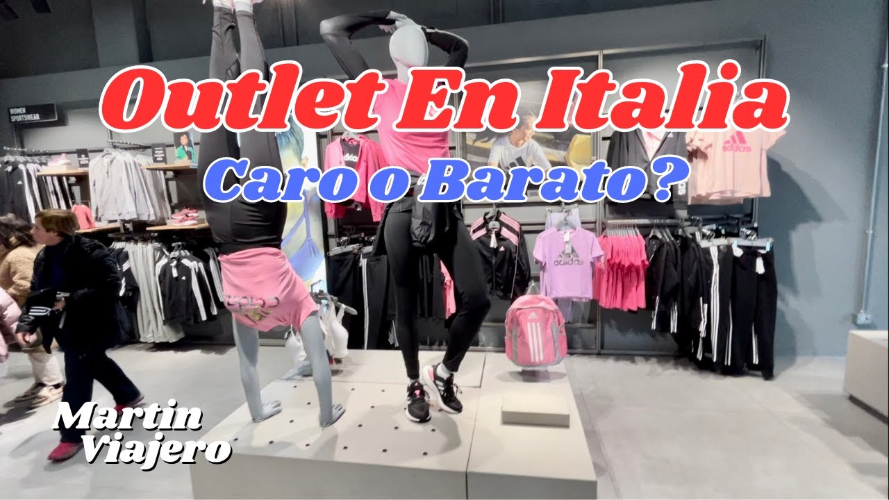 CARA o BARATA la ROPA en Italia? 🤑 Precios Outlet Adidas, Nike, Asics, The North Face!