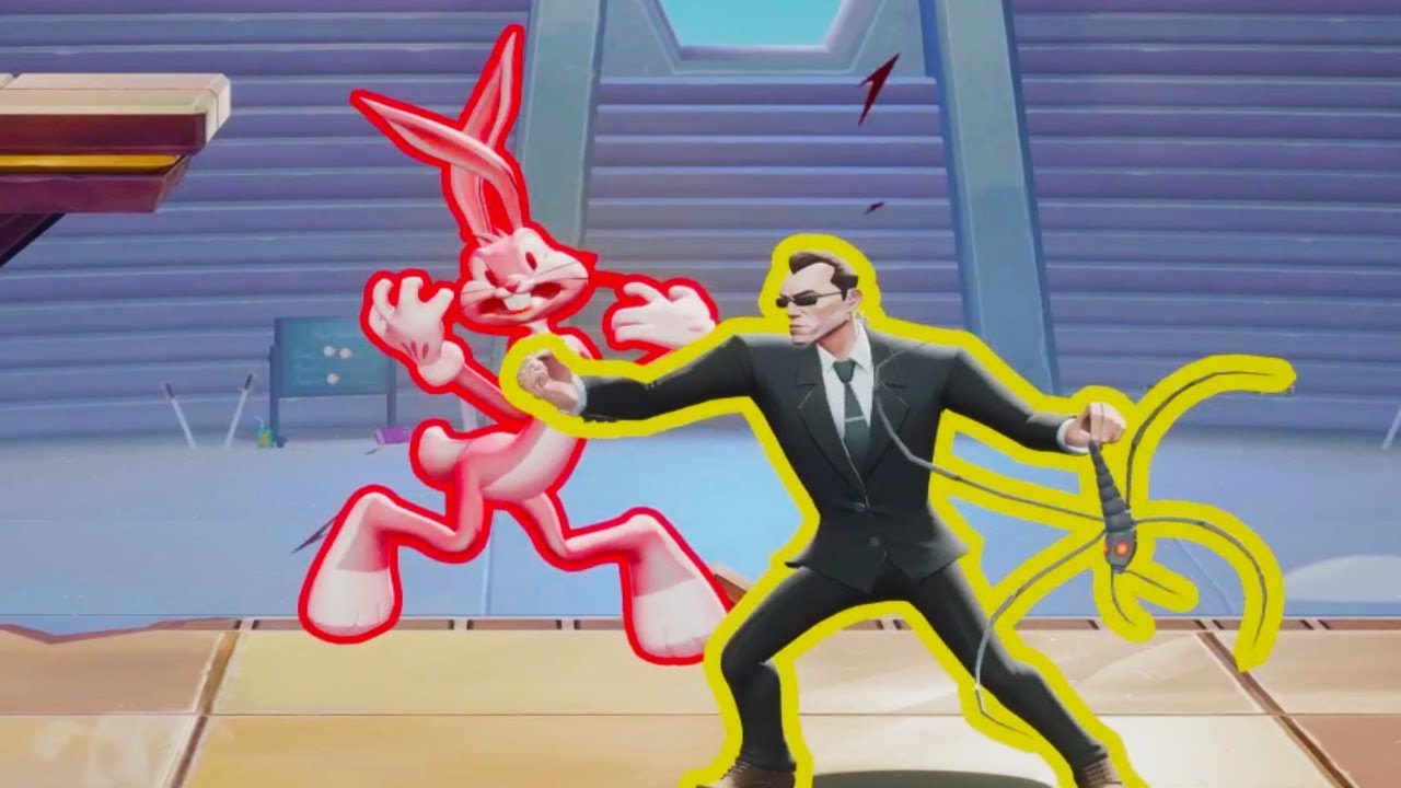 MultiVersus - Agent Smith and Bugs Bunny Unique Interactions HD