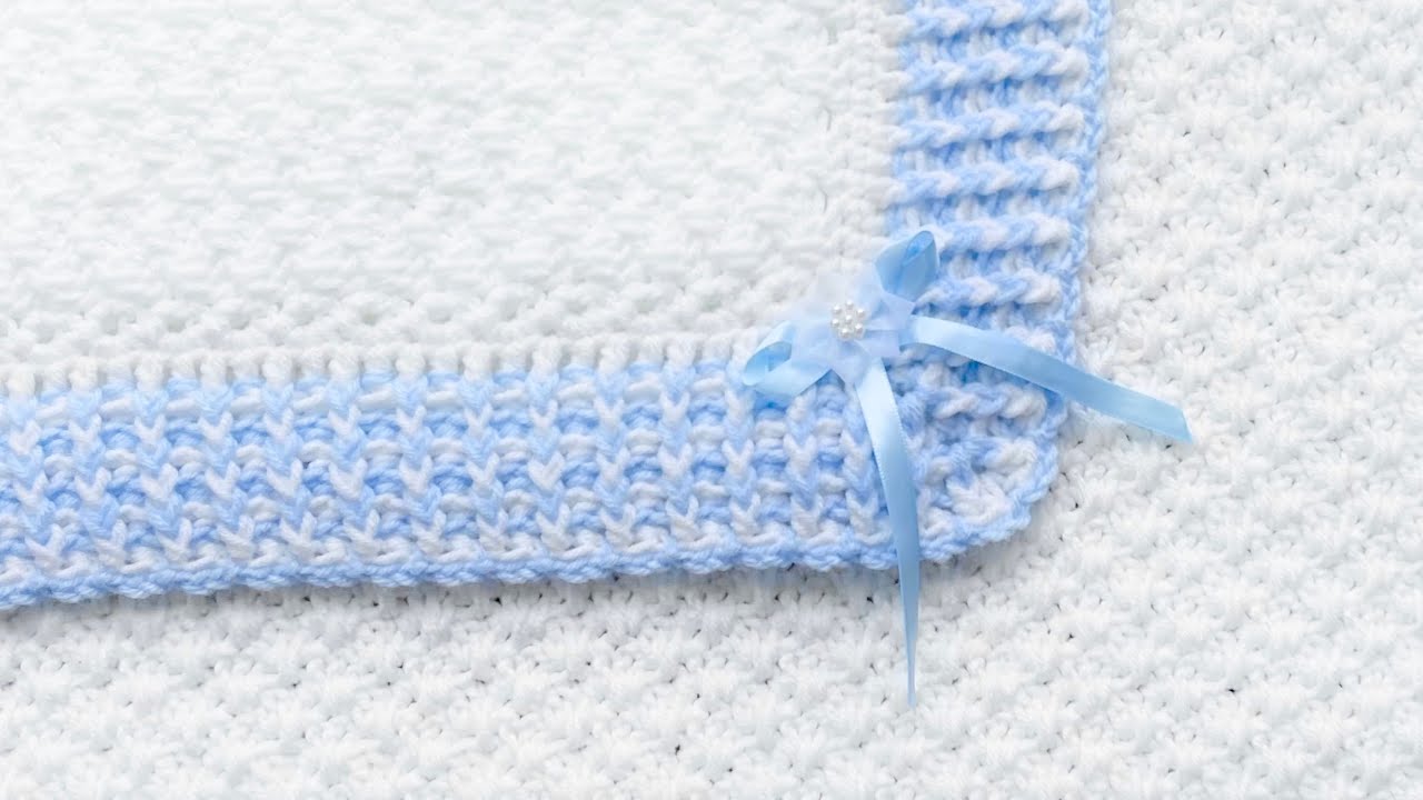 Mantita, cobijita de bebe tejida a crochet FACIL PATRON DE CROCHET PARA GENERAR MAS INGRESOS EN CASA