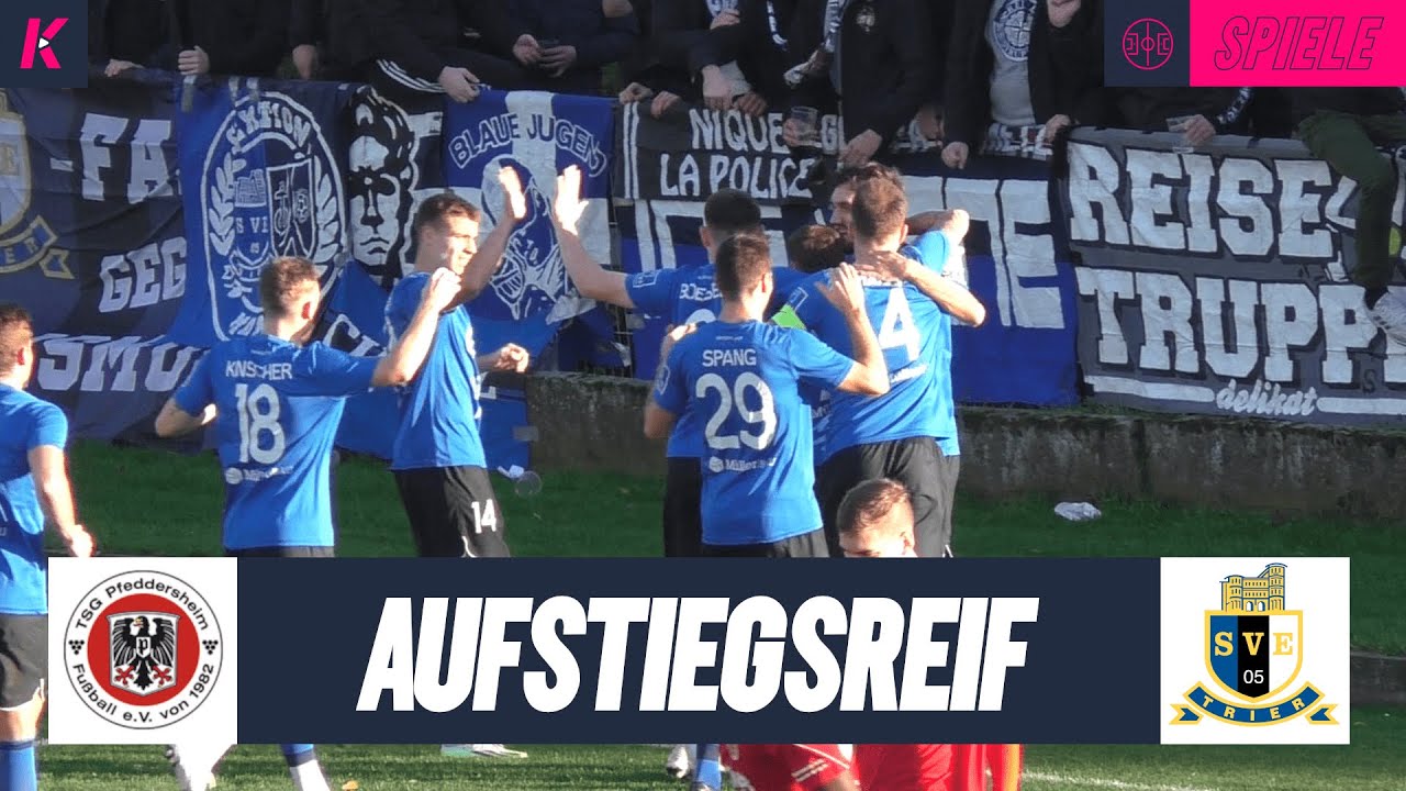 7-Tore-Spektaktel in Worms! Marschiert Trier Richtung Aufstieg? | TSG Pfeddersheim - Eintracht Trier