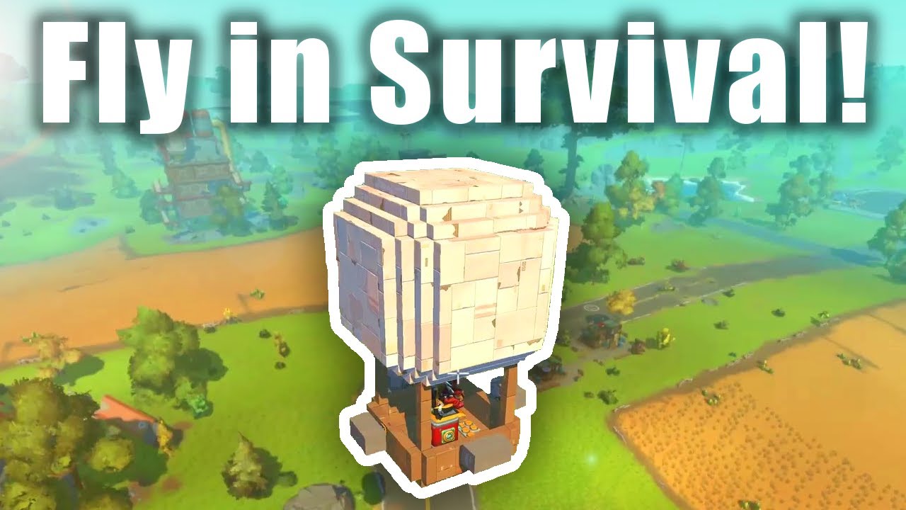 I've Built a Hot Air Ballon in Scrap Mechanic Survival