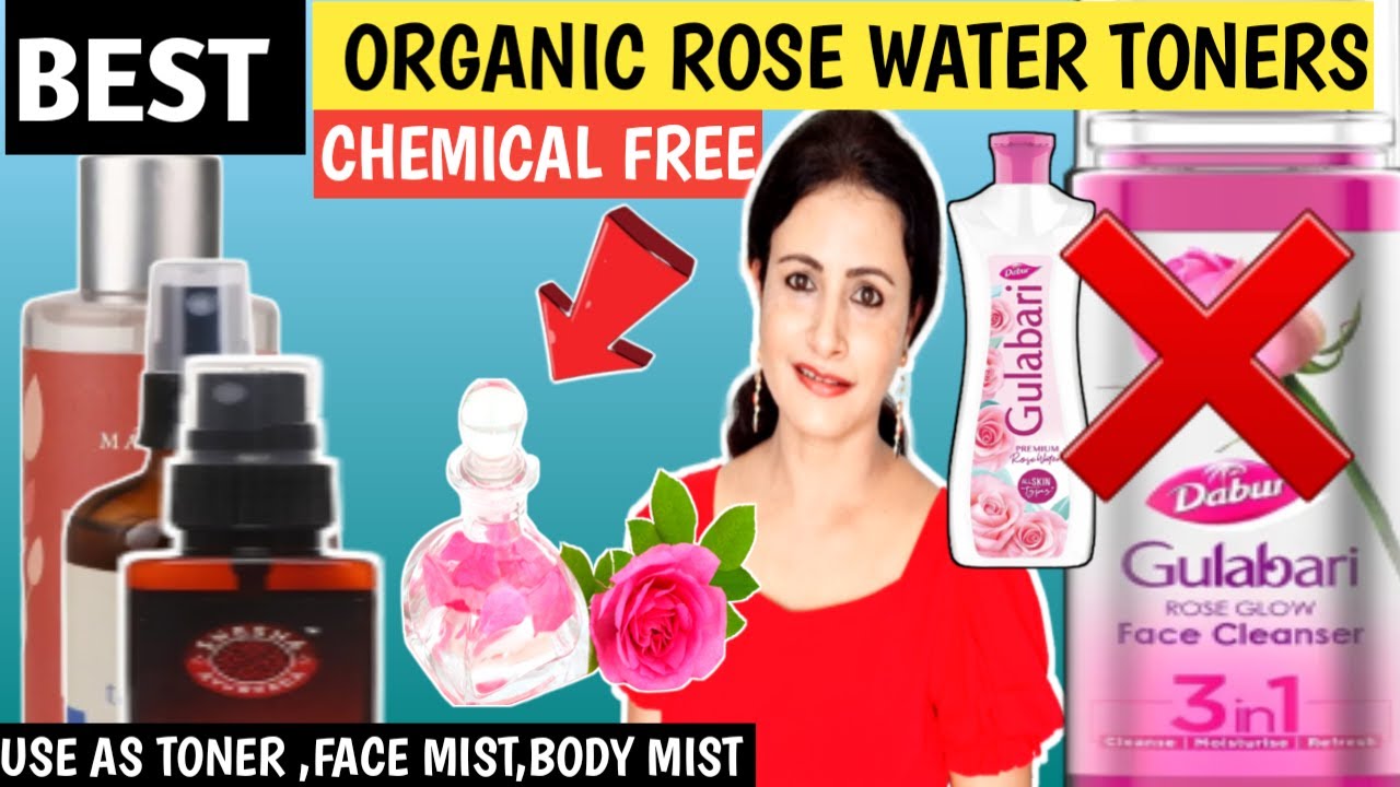 Top 7 Organic *Rose🌹 Water TONER Mist *For Face/Best Organic Rose Water Toner In India/Chemical Free