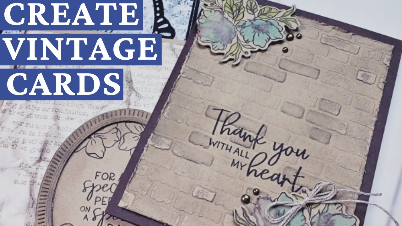 7 Techniques For Creating Vintage Cards