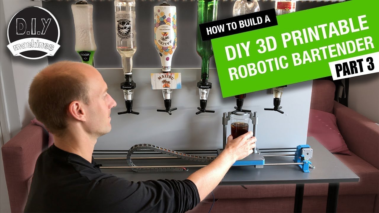 How to build an Arduino DIY Robotic Bartender - Part 3 - Optics
