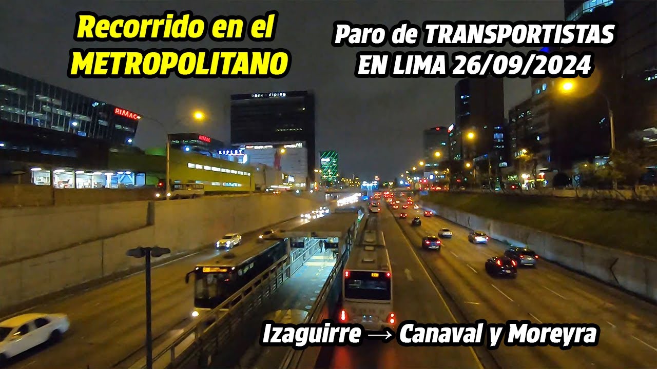 Asi esta el METROPOLITANO por el PARO DE TRANSPORTISTAS 2024 | CALLES SIN BUSES
