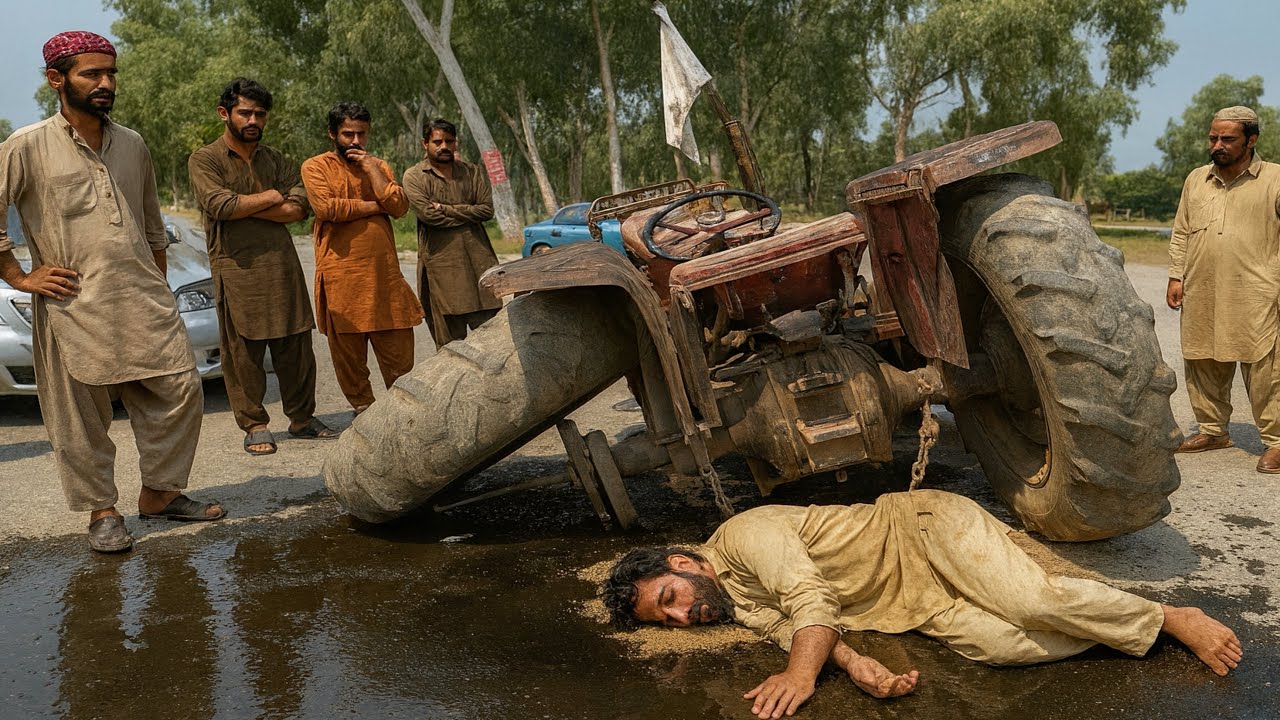 &ldquo;Overloaded Tractor Breakdown &ndash; Axle Broken Into Two Pieces on Road!&rdquo;