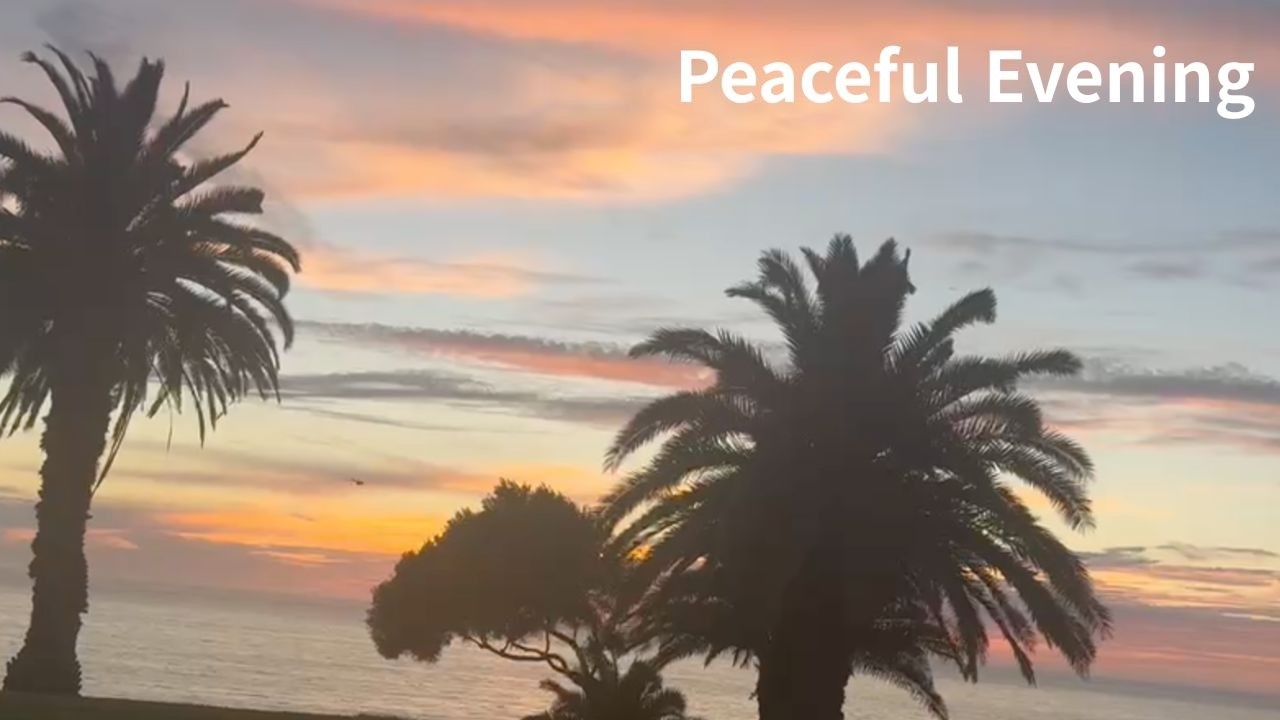Peaceful Ocean Sunset | Relaxing Evening Jazz