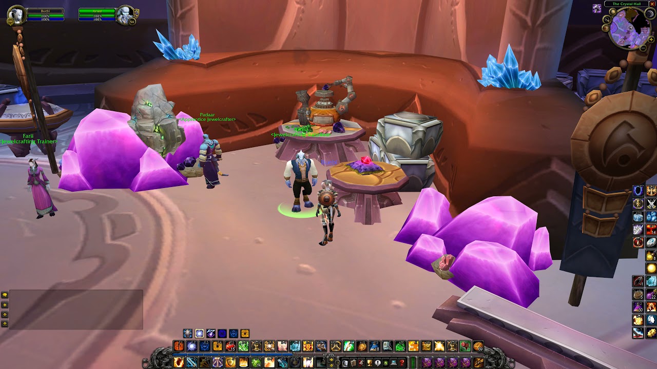 Exodar Jewelcrafting Supplies Vendor Location, WoW TBC