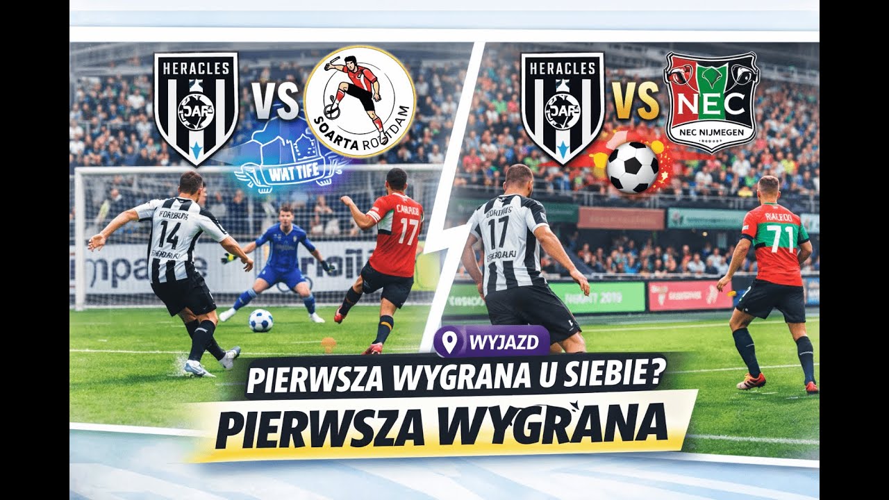 Piersza Wygrana u siebie ? Z Heracles po Eredivisie #2