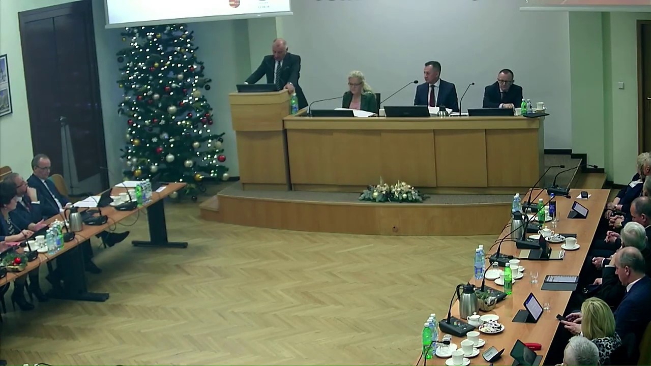 XI Sesja Rady Powiatu Nowosądeckiego VI kadencji, Nowy Sącz, 20 grudnia 2019 r.