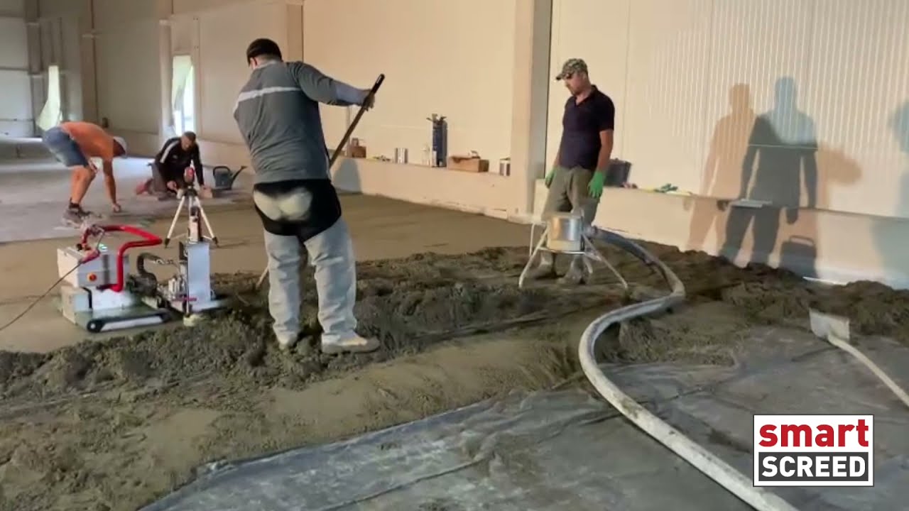 smartSCREED Floormaster:Optimal für Rüttelboden