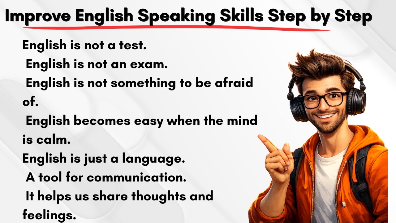 Improve English Speaking Skills Step by Step | Simple Daily Practice for Beginners