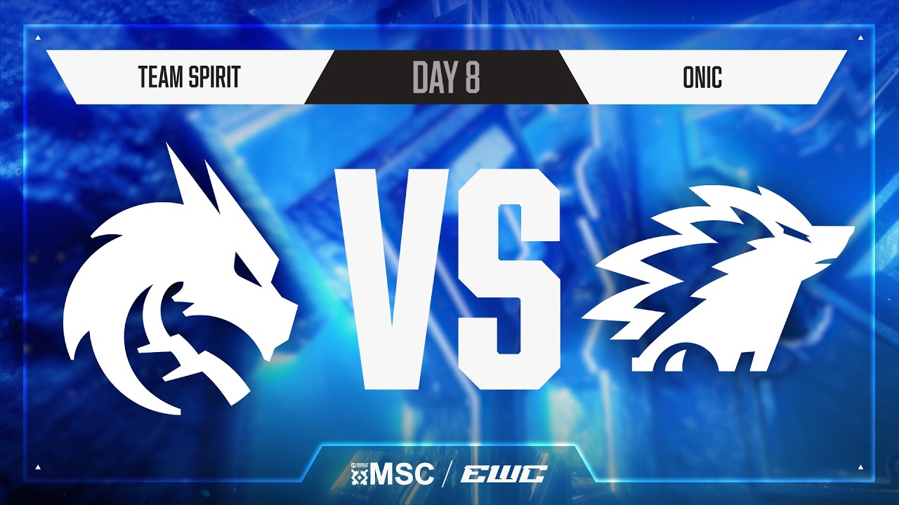 Team Spirit vs ONIC | Day 8 | Knockout Stage | MSC at EWC 26