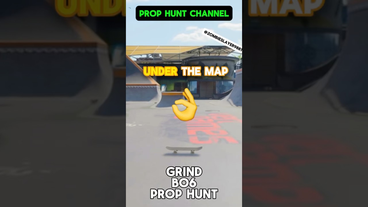 Bo6 Prop Hunt Easy INVISIBLE Hiding/Glitch Spot! (Grind) 😱🔥