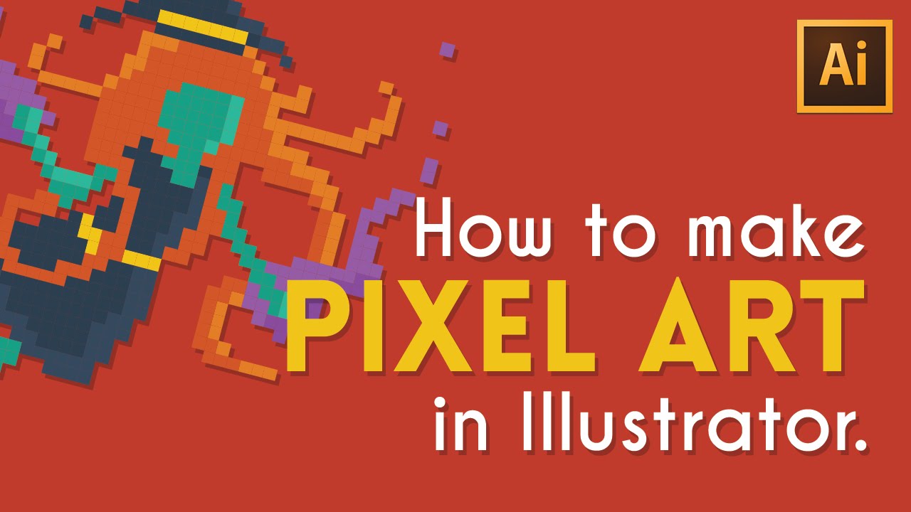 Pixel Art in Illustrator | Illustrator Tutorial