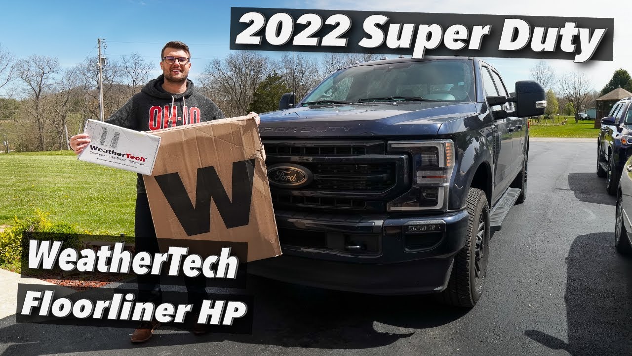 2022 Ford Super Duty Lariat - WeatherTech Floorliner HP Install